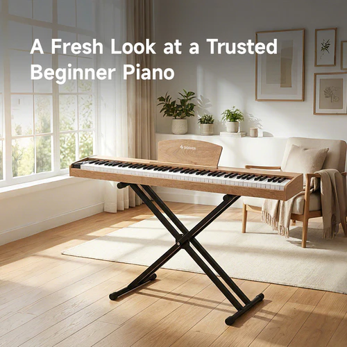 Découvrez le piano numérique Donner DEP-1S à 88 touches – maintenant disponible en coloris bois clair