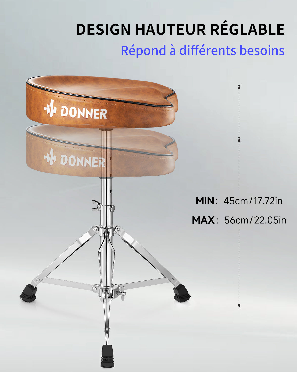 Donner DT-50 Tabouret de Batterie
