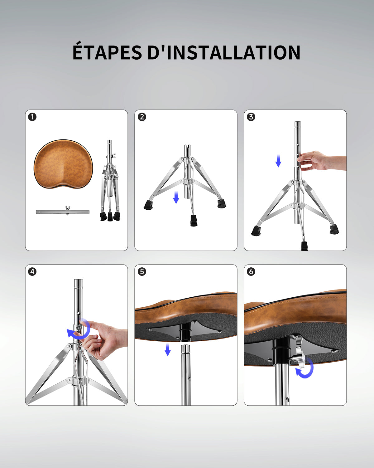 Donner DT-50 Tabouret de Batterie