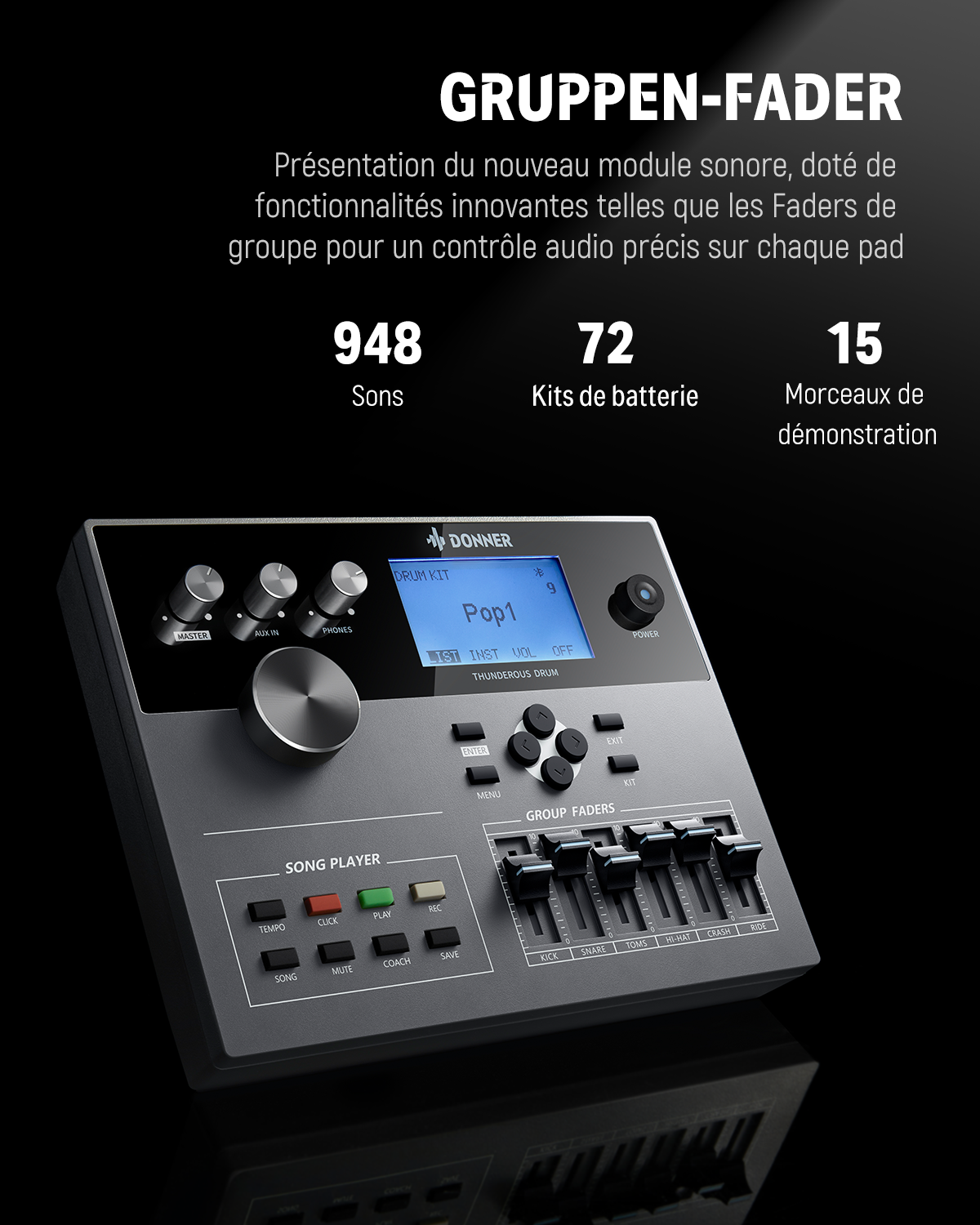 Donner DED-500 Batterie Électronique