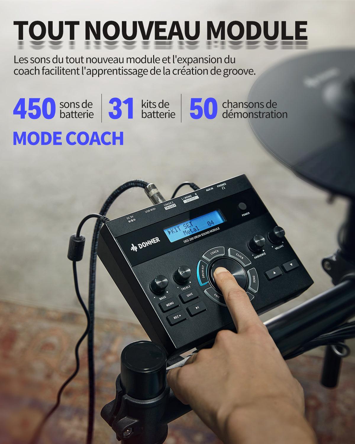 Donner DED-200X Batterie Électronique