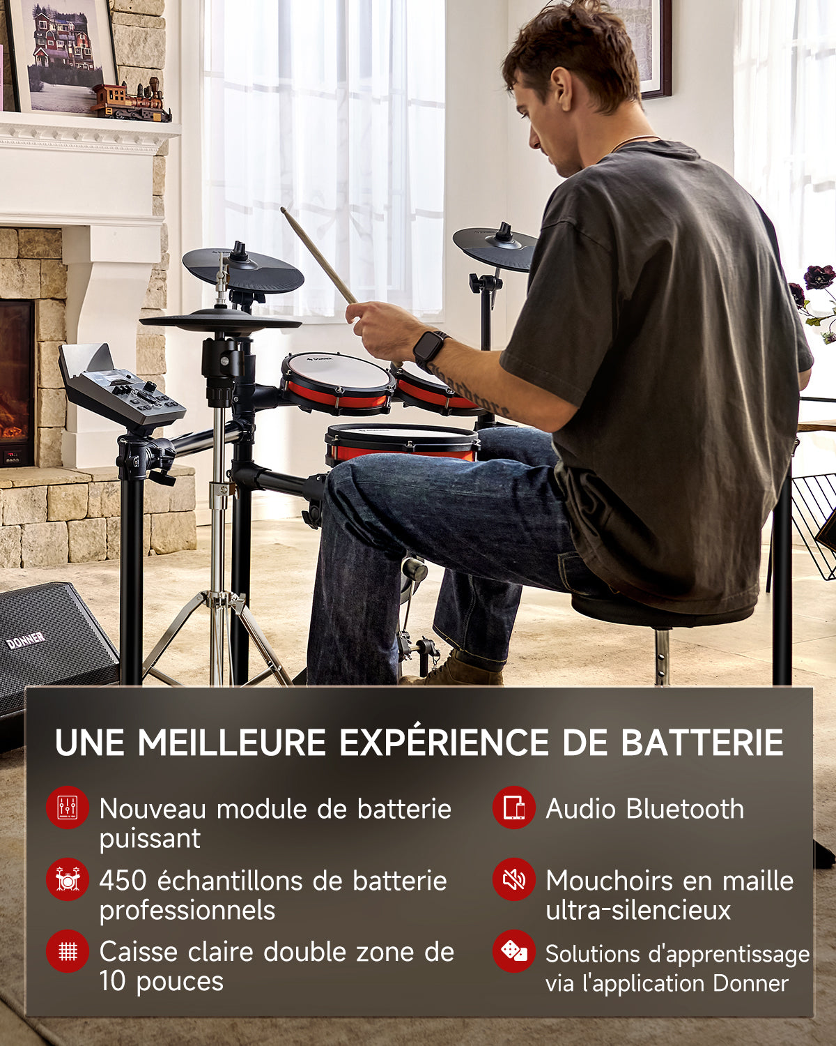 Donner DED-200Pro Batterie électronique