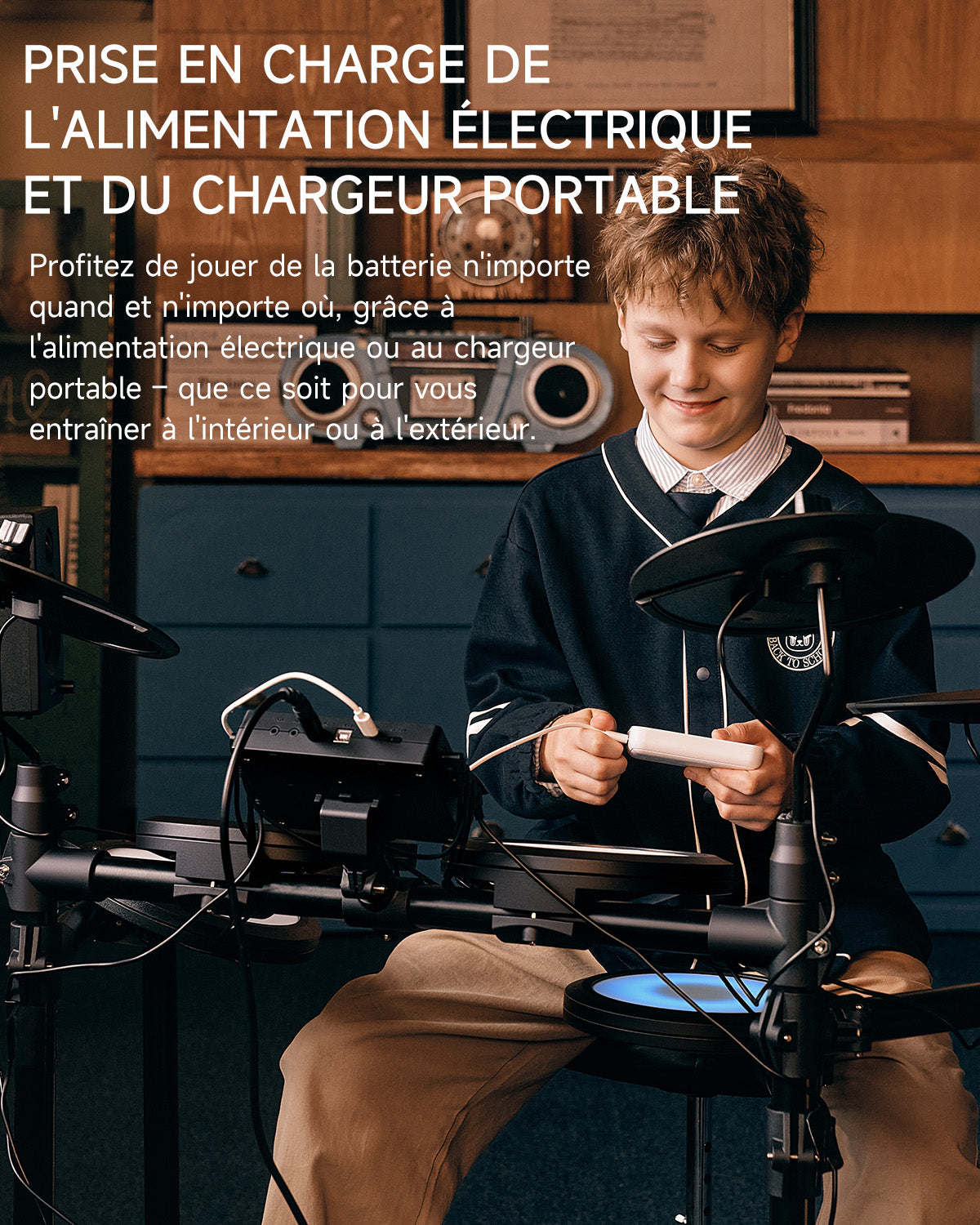 Donner DED-70L Batterie électronique Avec Lumière LED