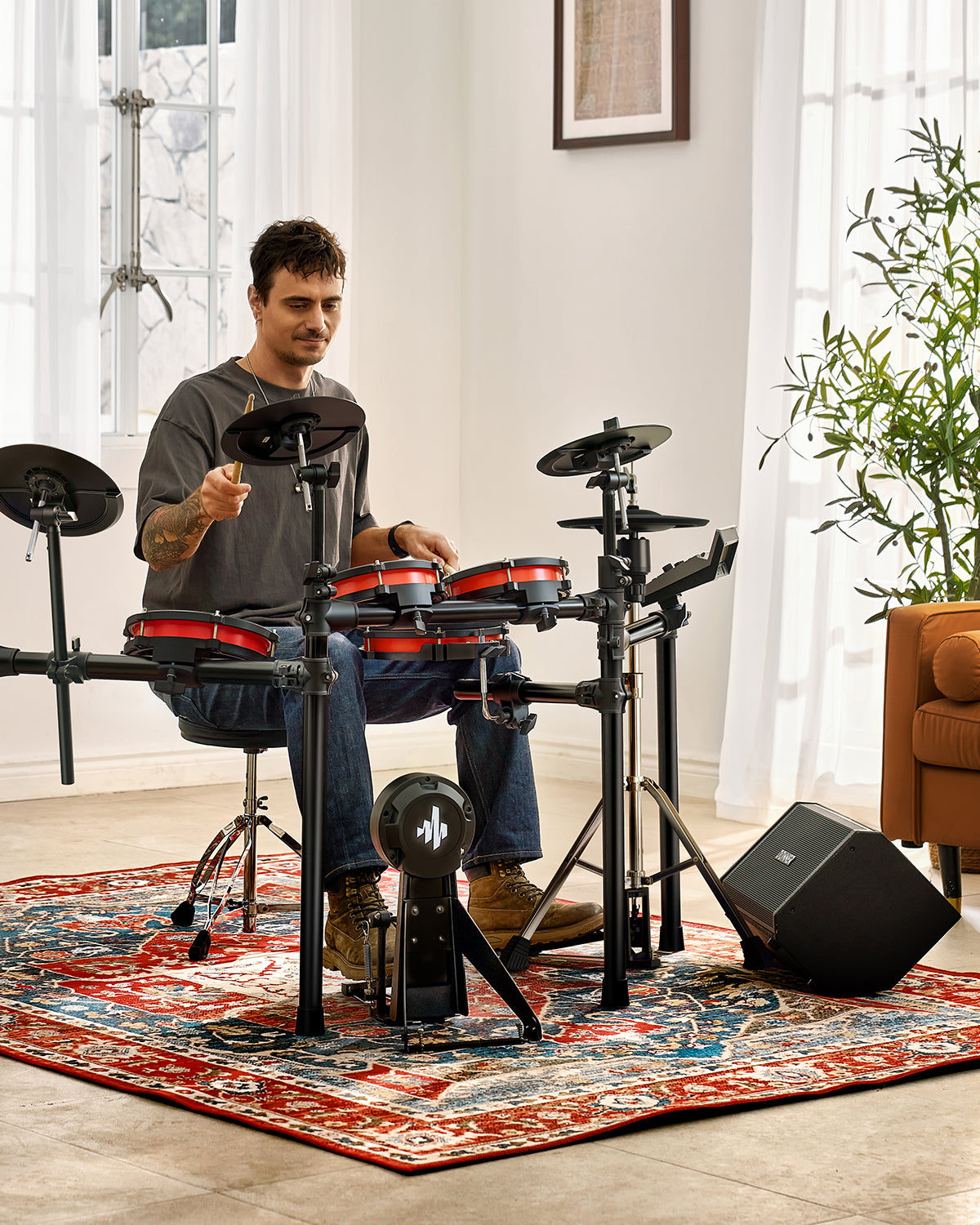 Donner HHCB-12 12'' Hi-Hat Controller Cymbal + Stand
