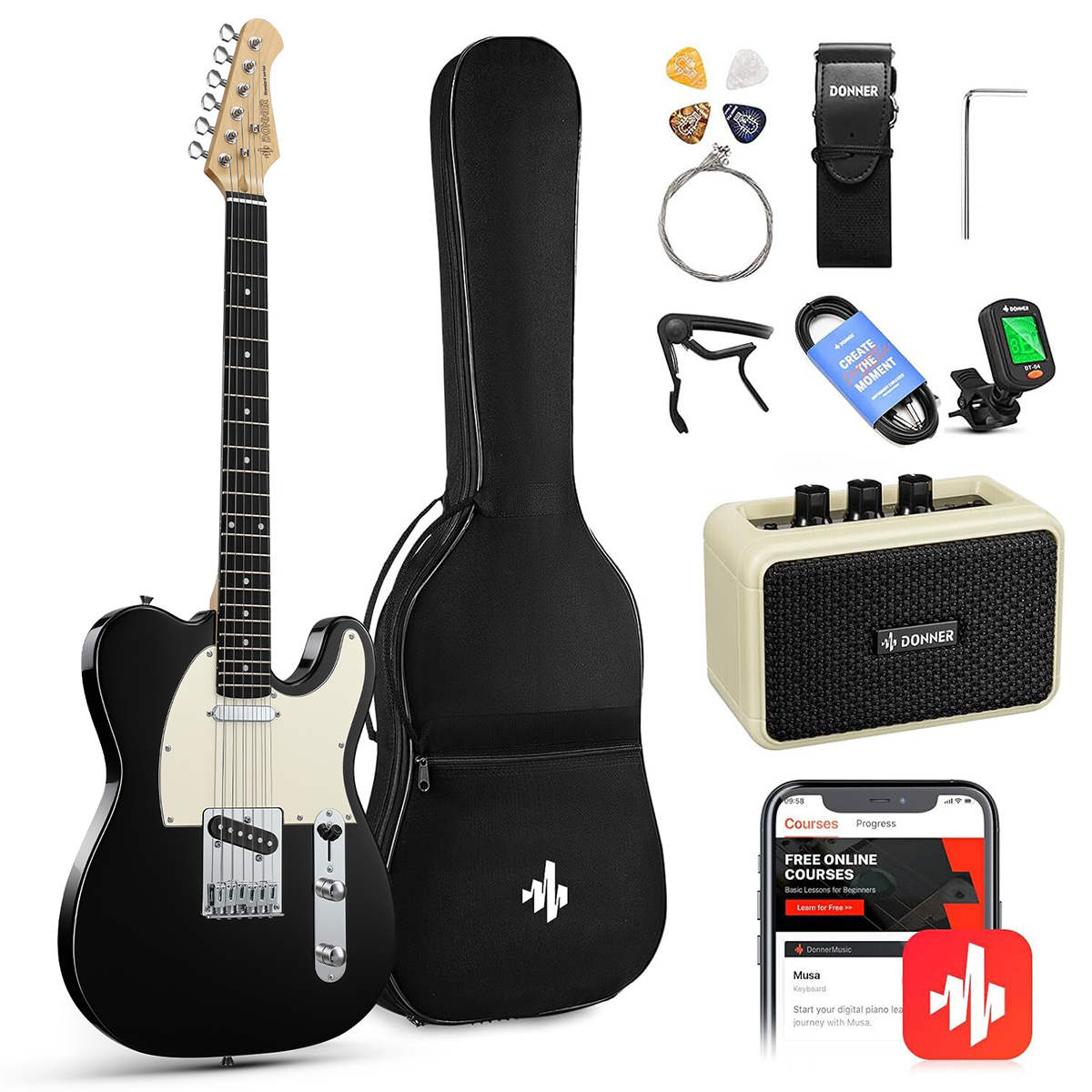 Donner DTL-100 Guitare Électrique