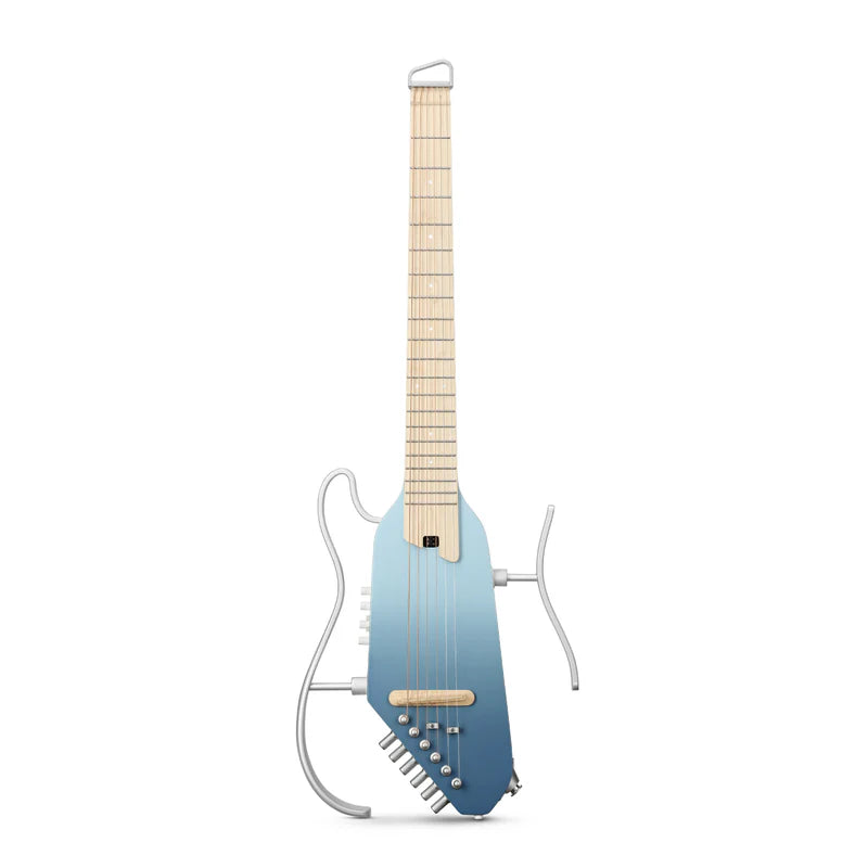 Donner HUSH™ I PRO Electro-Acoustique Guitare Voyageuse-Bleu Hawaï##