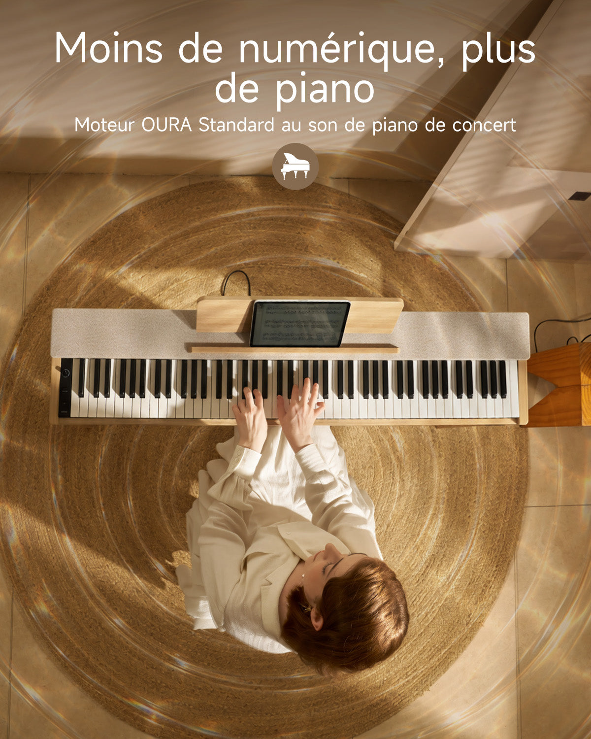 Donner OURA J100 Piano numérique de salon 88 touches