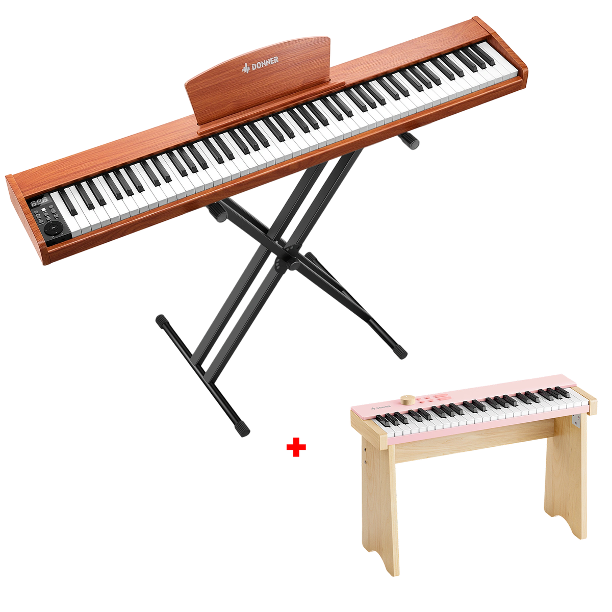 Donner DEP-1S Semi-Weighted Wood Style Digital Piano
