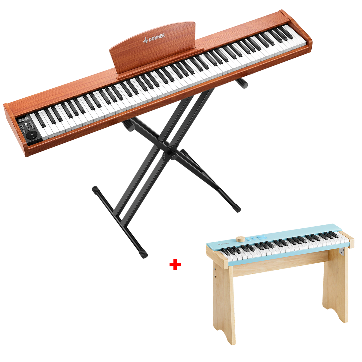 Donner DEP-1S Semi-Weighted Wood Style Digital Piano