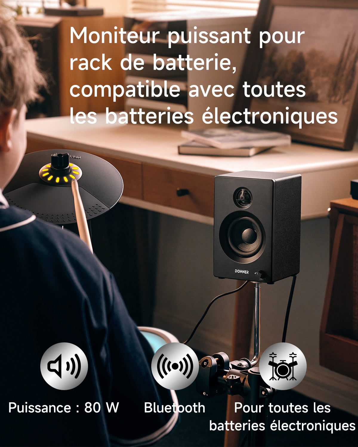 Donner DDA-20SE Enceinte de monitoring de batterie