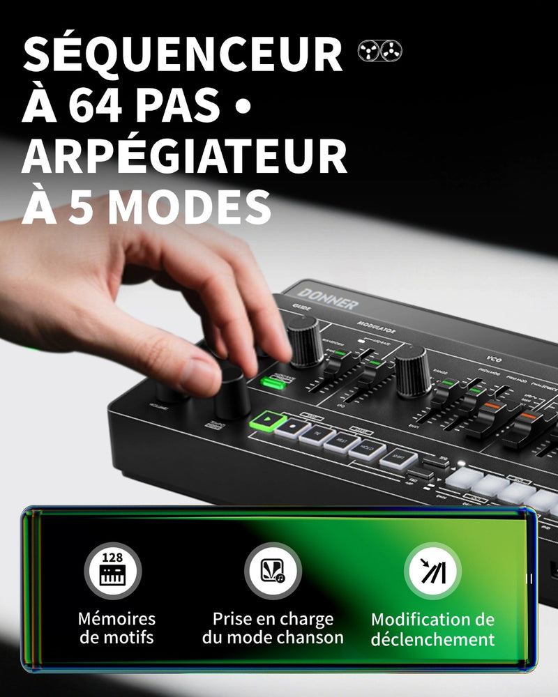 【PRÉ-VENTE】Donner Essential L1 Synthesizer-【Expédition en juillet】