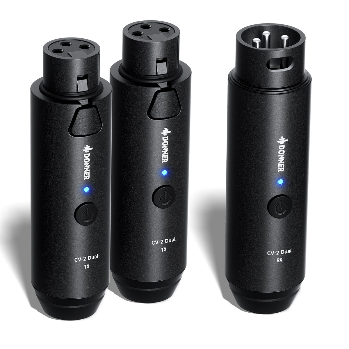 DONNER CV-2 Émetteur-récepteur pour micro sans fil double