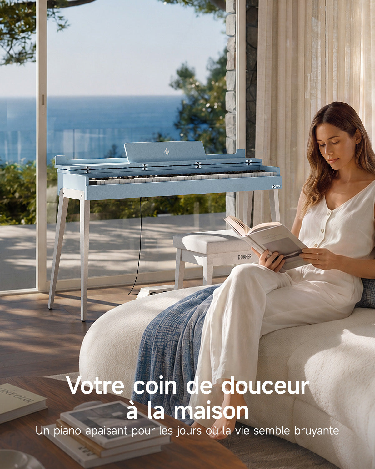 Donner OURA™ S200 Piano numérique 88 touches pour la maison