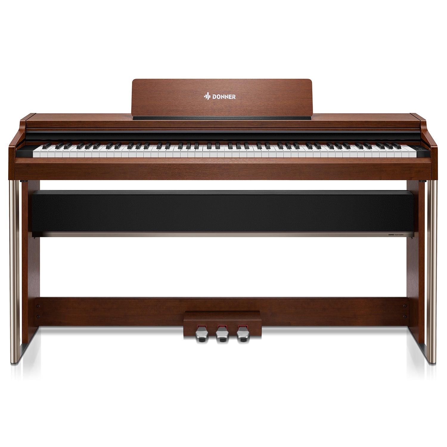 Donner DDP-200 PRO Pondéré à Marteau Piano Numérique-Brun foncé##