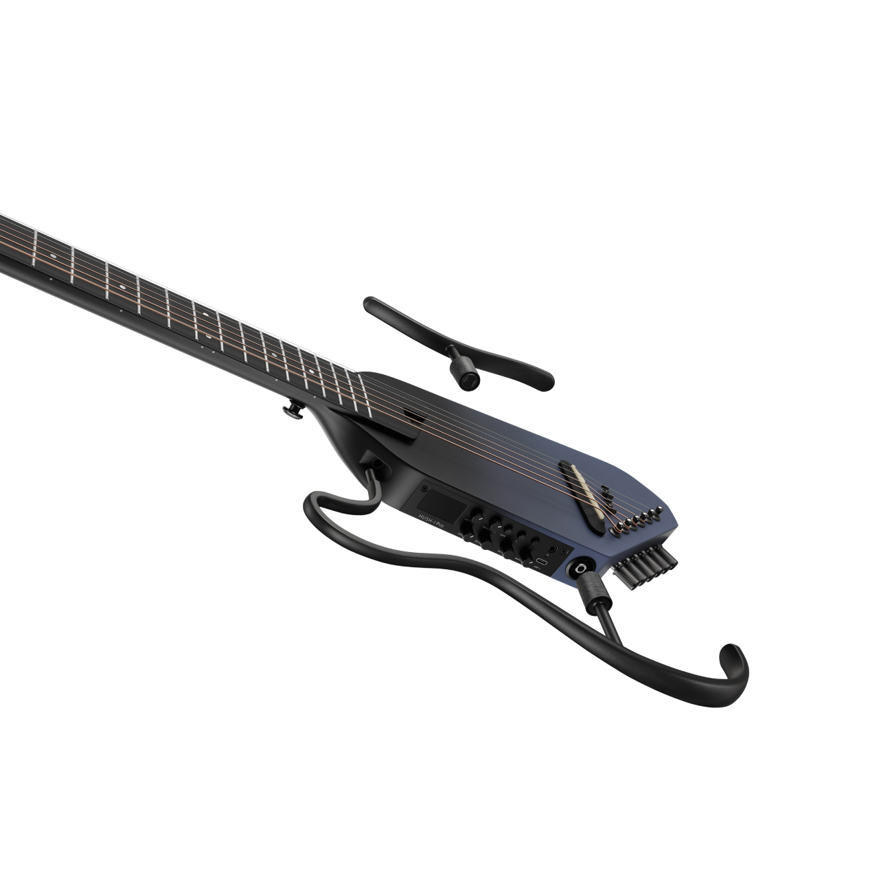 Donner HUSH™ I PRO Electro-Acoustique Guitare Voyageuse-Noir Space Fly##