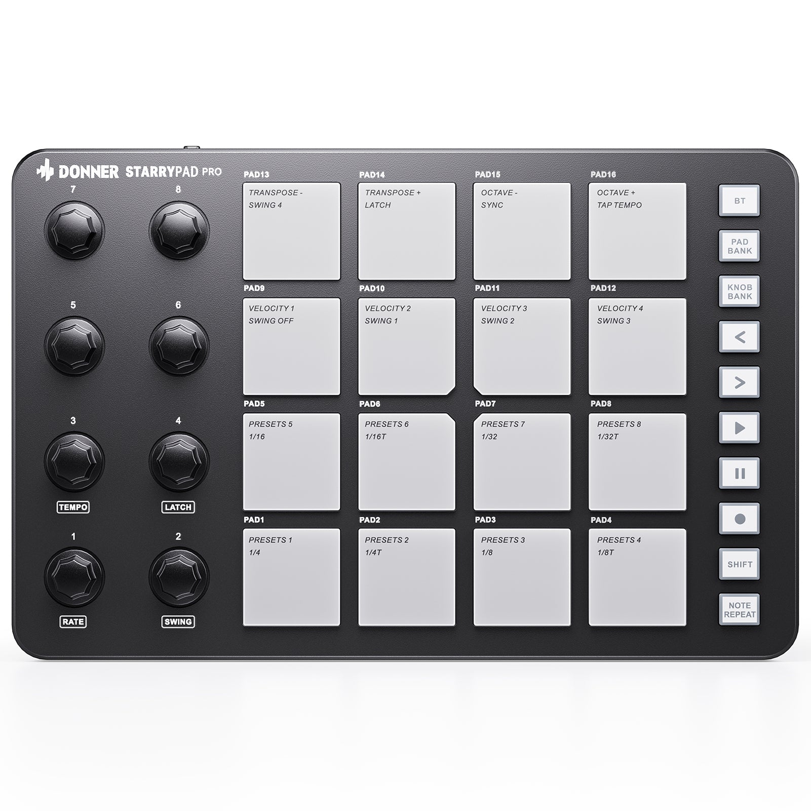 DONNER STARRYPAD PRO Contrôleur MIDI