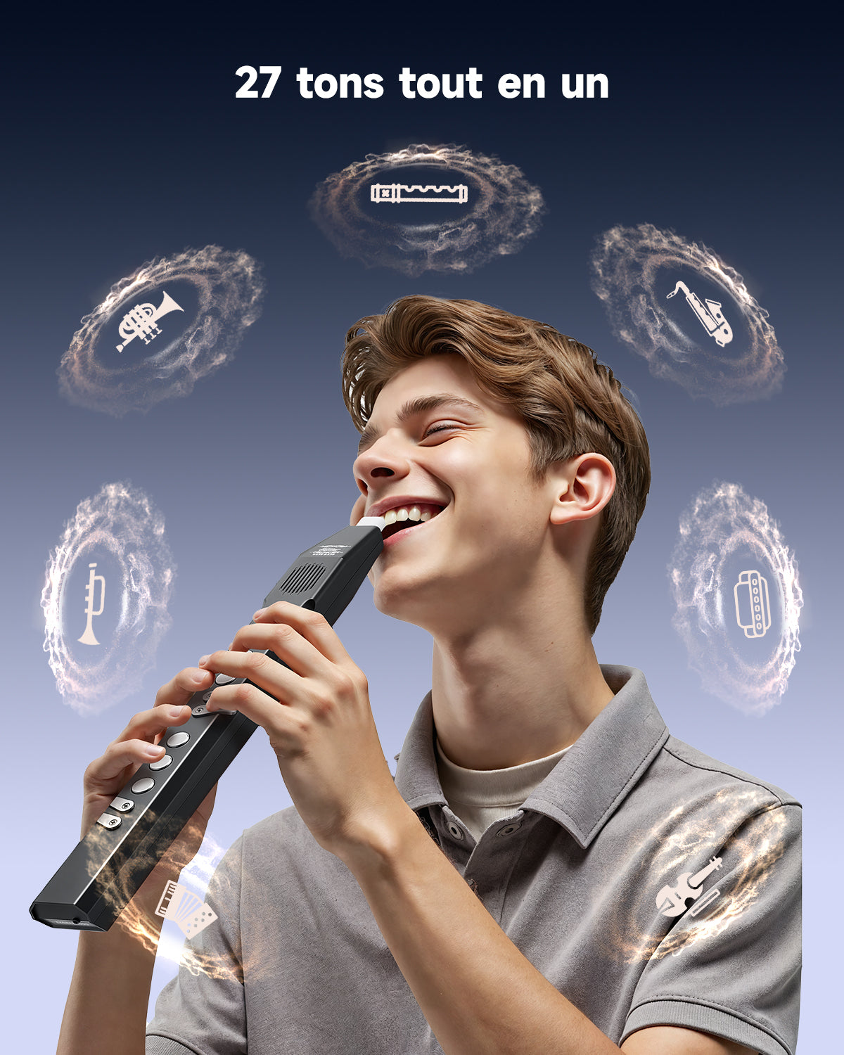 Eastar Digital Aerophone EDA-100 Noir