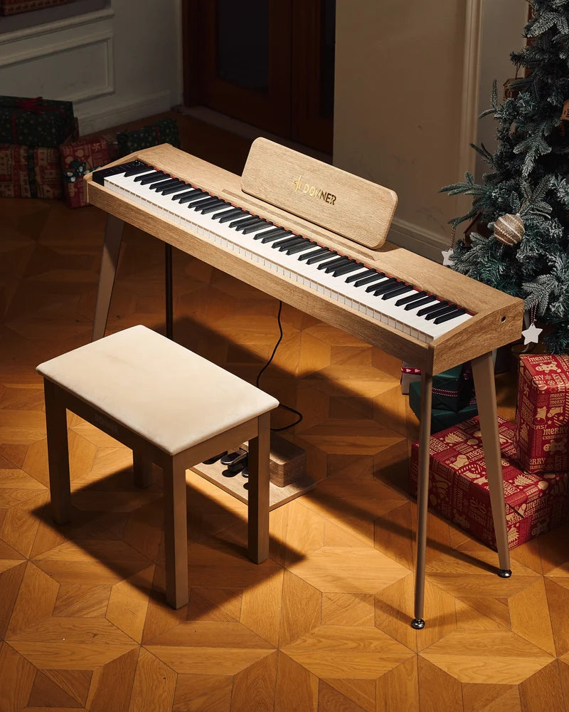 Donner DDP-60 Semi-lesté Piano Numérique-Bois clair##