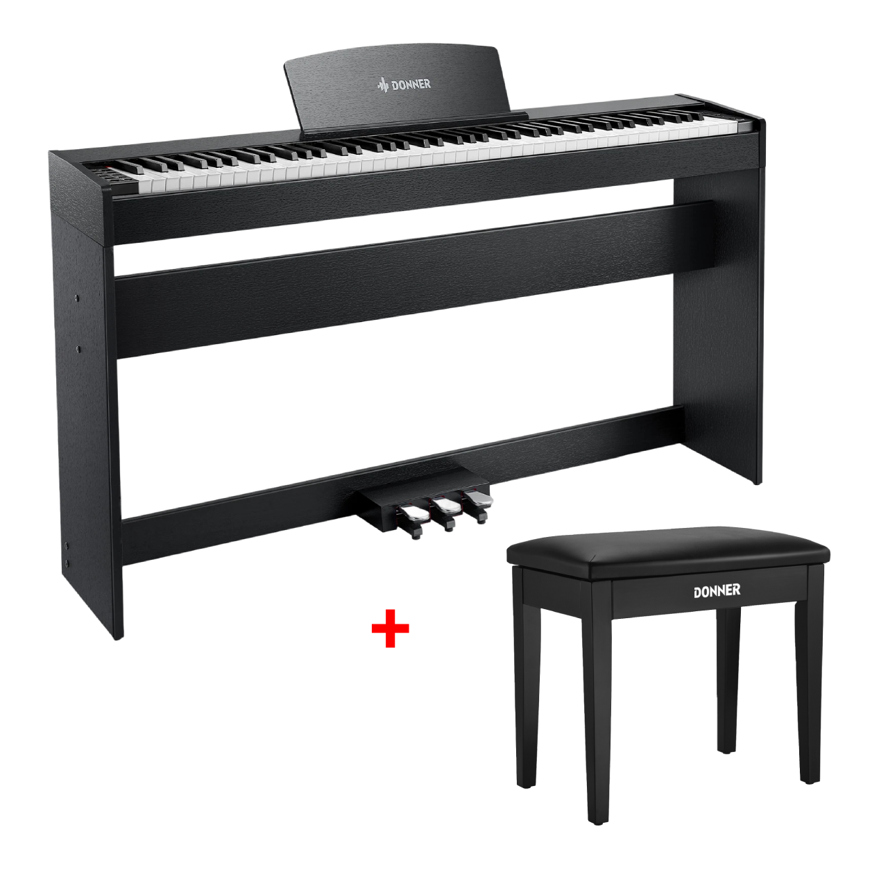 Donner DDP-50 88 touches Lestées Piano numérique