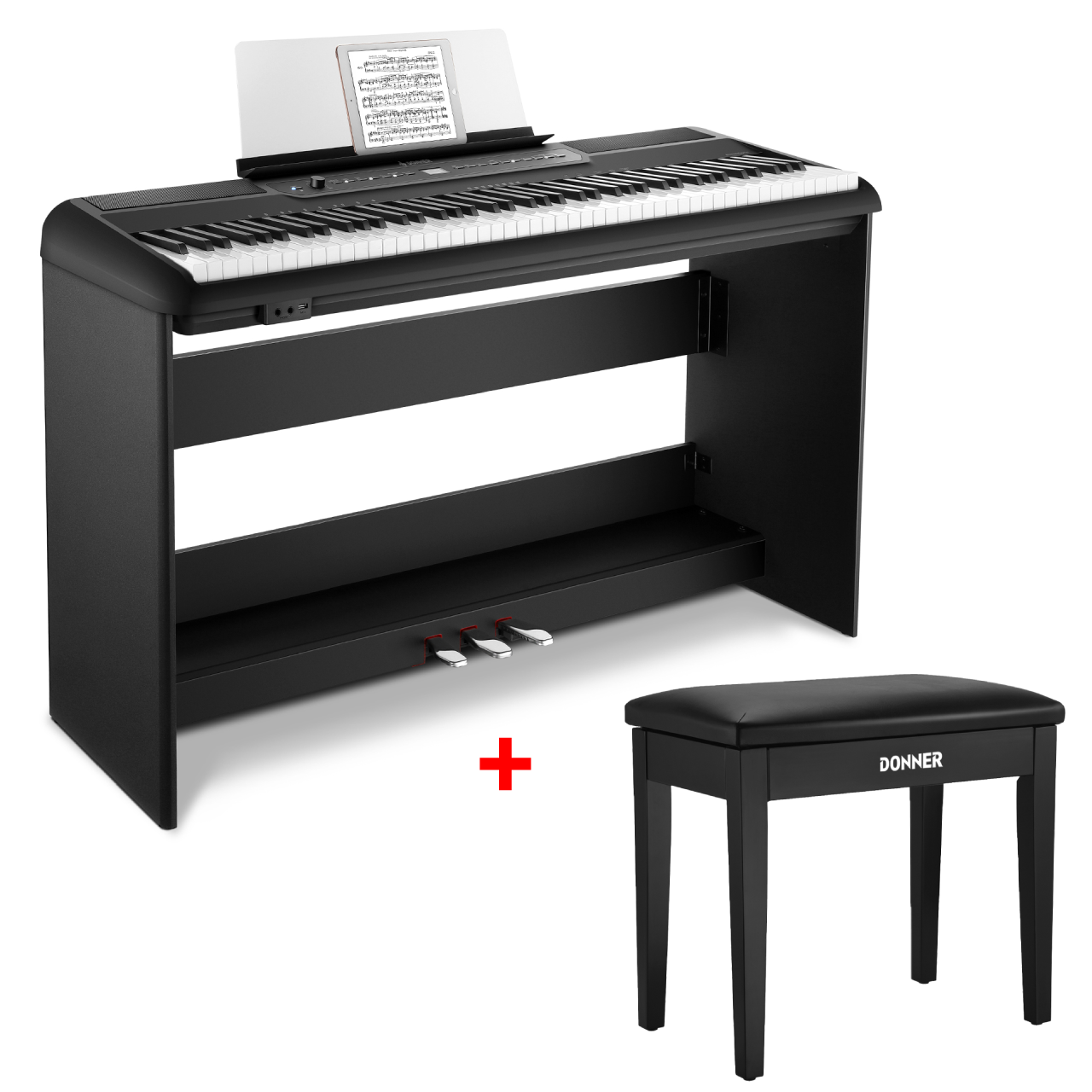 Donner SE-1 Piano Numérique 88 Touches Toucher Lourd