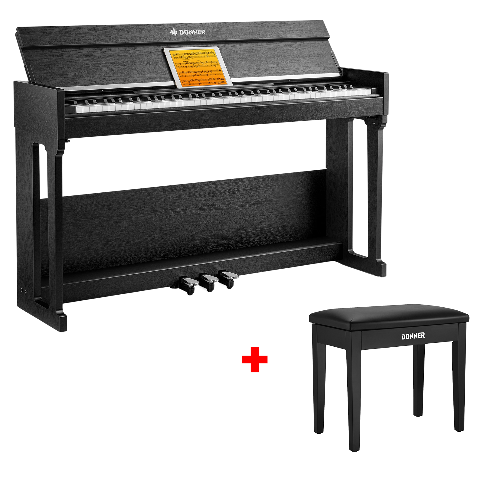 Donner DDP-90 PRO Entièrement Lesté Domestique Piano Numérique