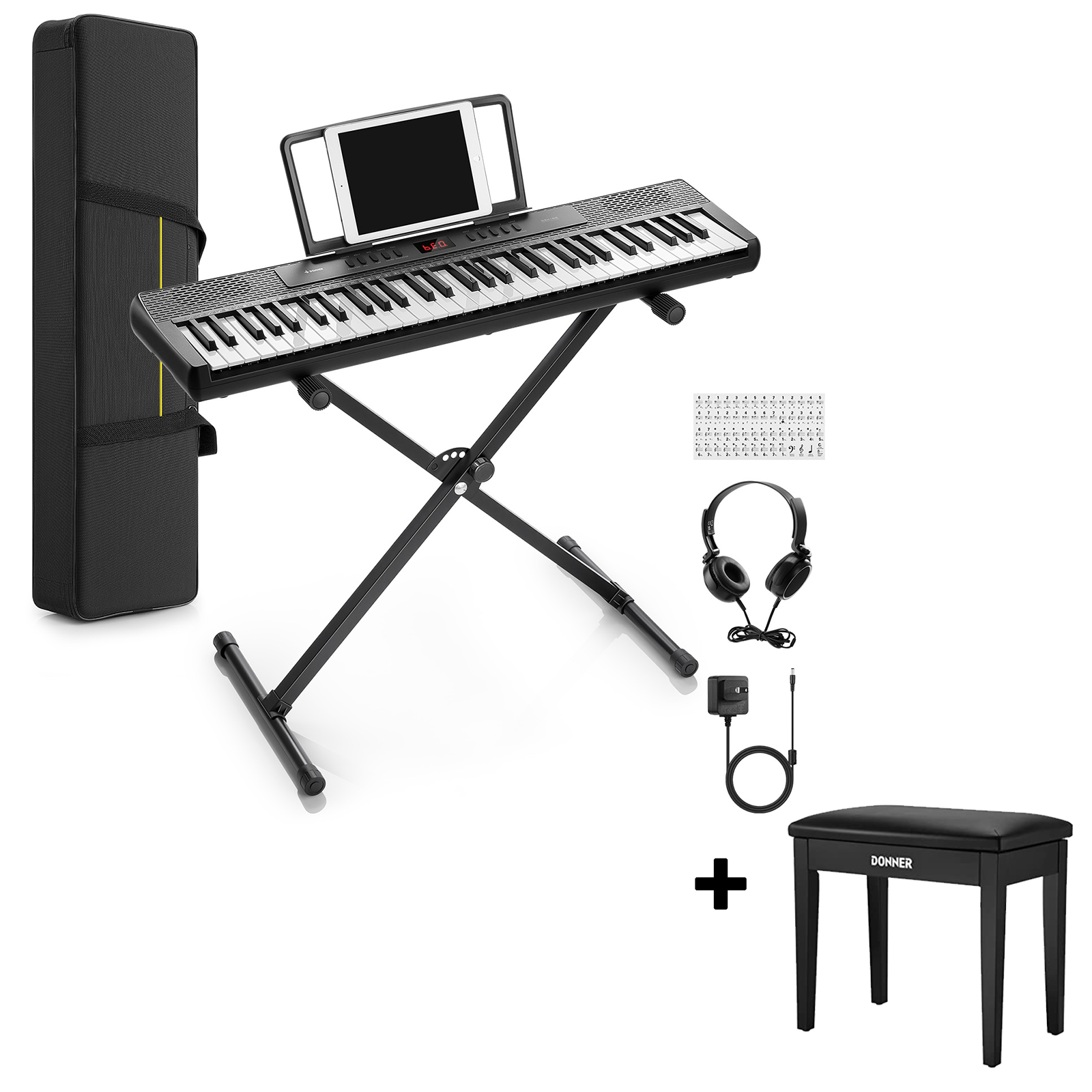 Donner DEK-60 Clavier Électronique 61 Touches