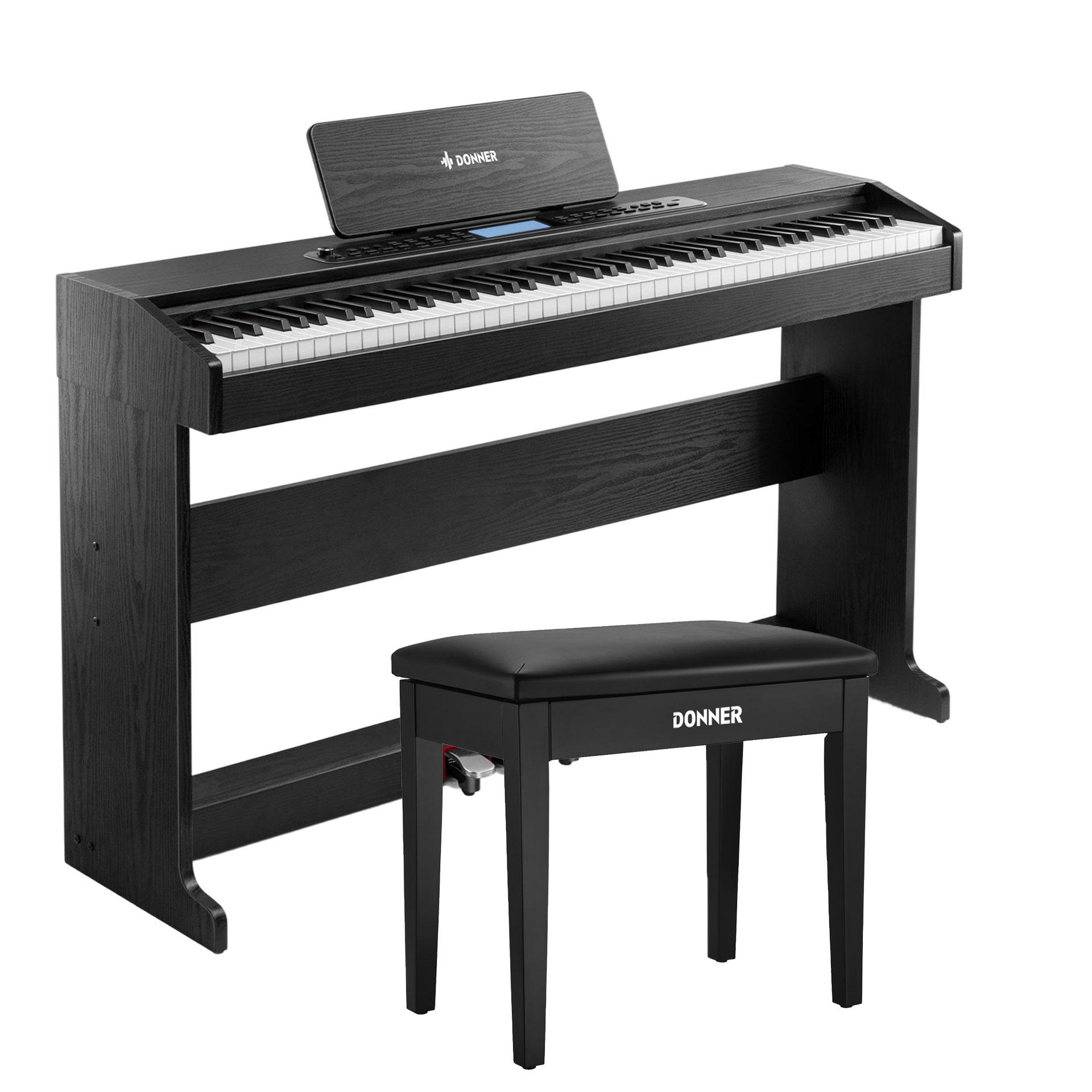 Donner DDP-95 lesté Piano numérique-Noir##