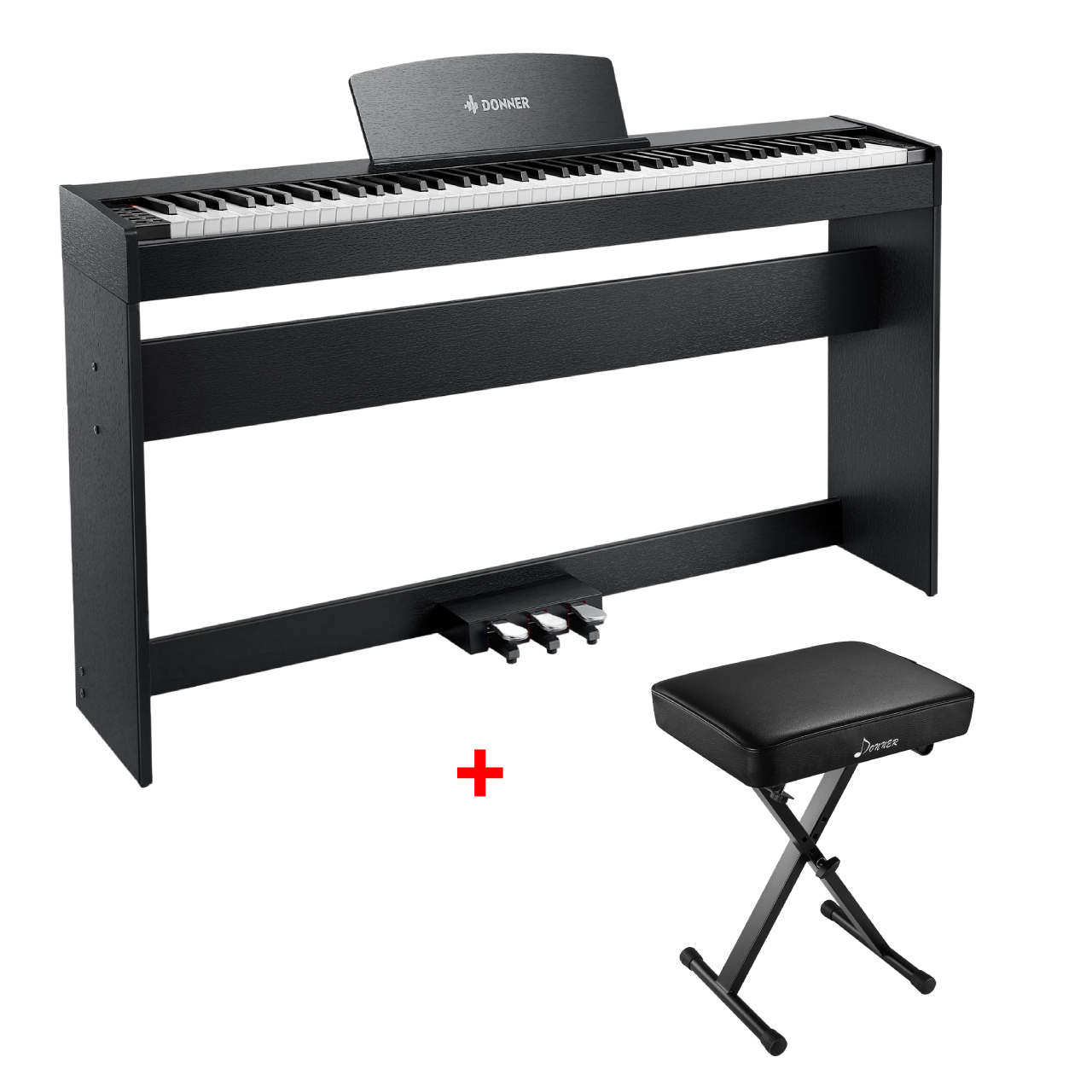 Donner DDP-50 88 touches Lestées Piano numérique