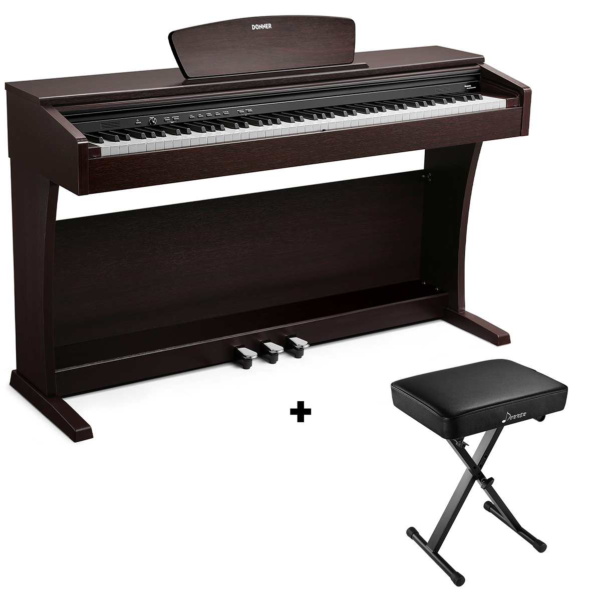 Donner DDP-300 Piano numérique à clavier lesté (version améliorée)