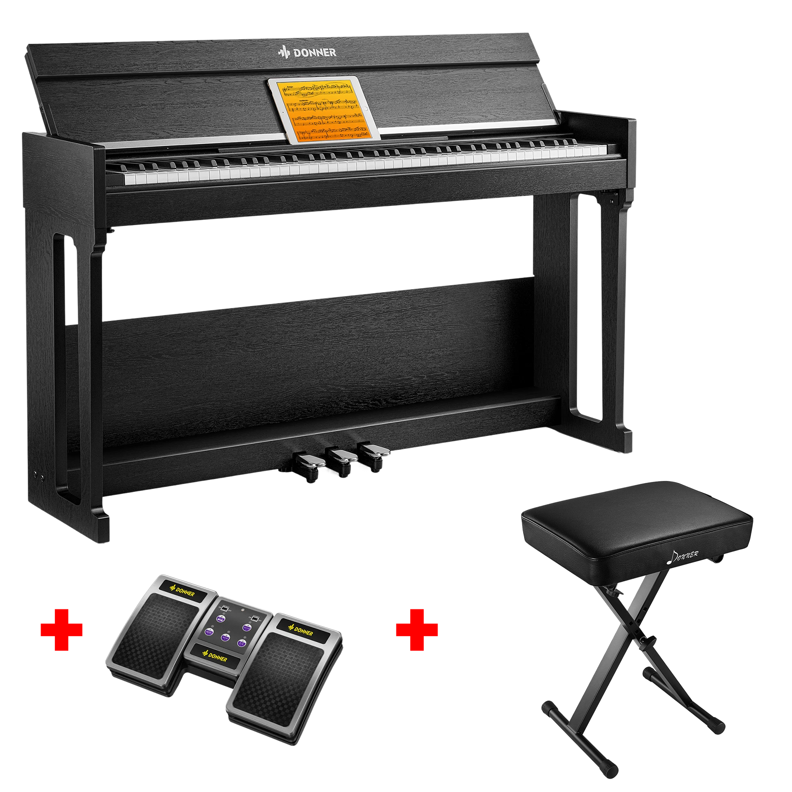 Donner DDP-90 PRO Entièrement Lesté Domestique Piano Numérique