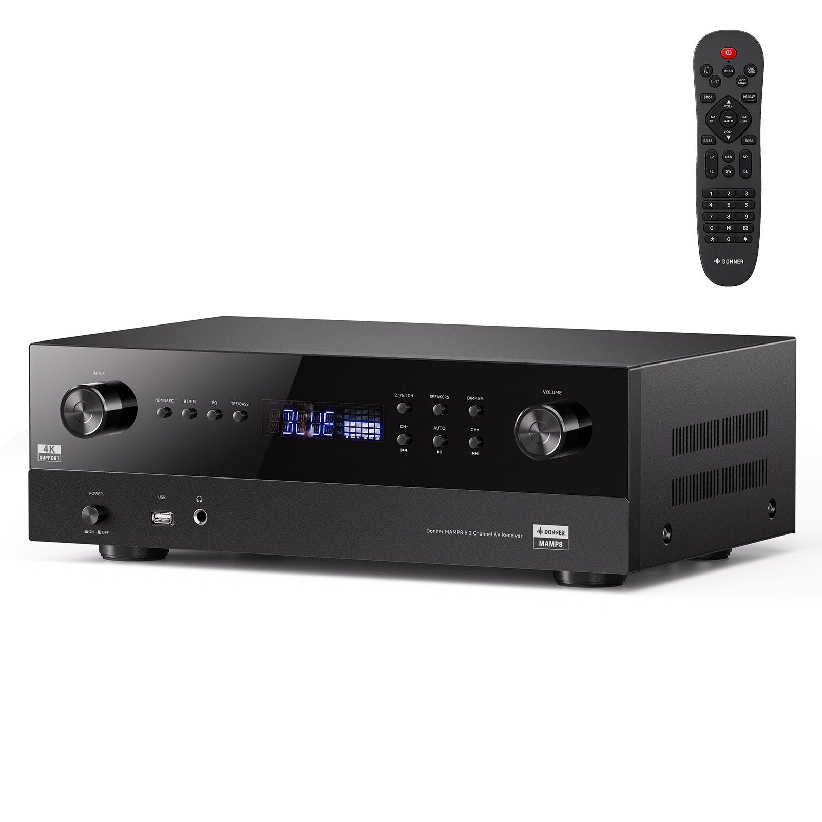 Donner MAMP8 Ampli AV 5.2 Canaux