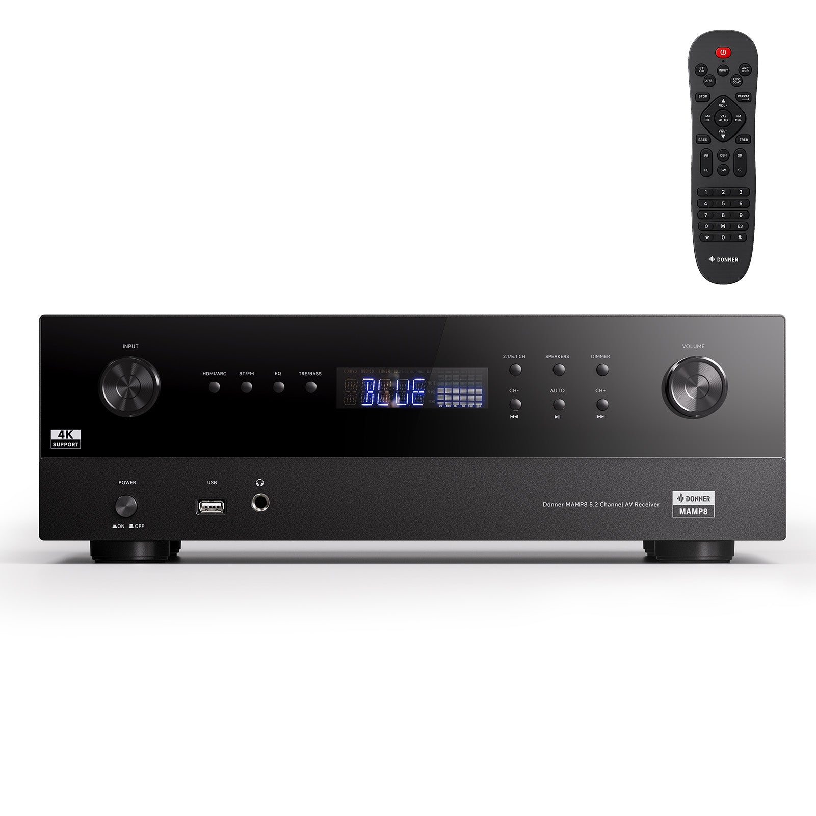Donner MAMP8 Ampli AV 5.2 Canaux