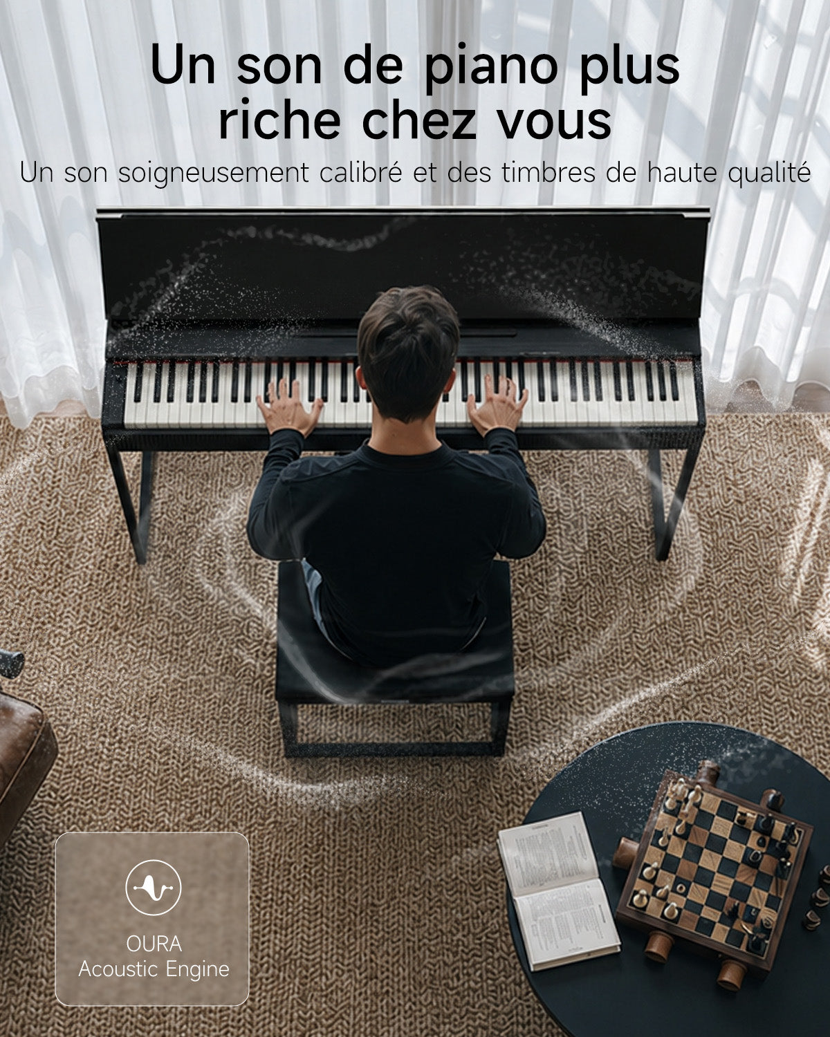 【Piano + banc gratuit】Donner OURA S300 Domestique Piano Numérique