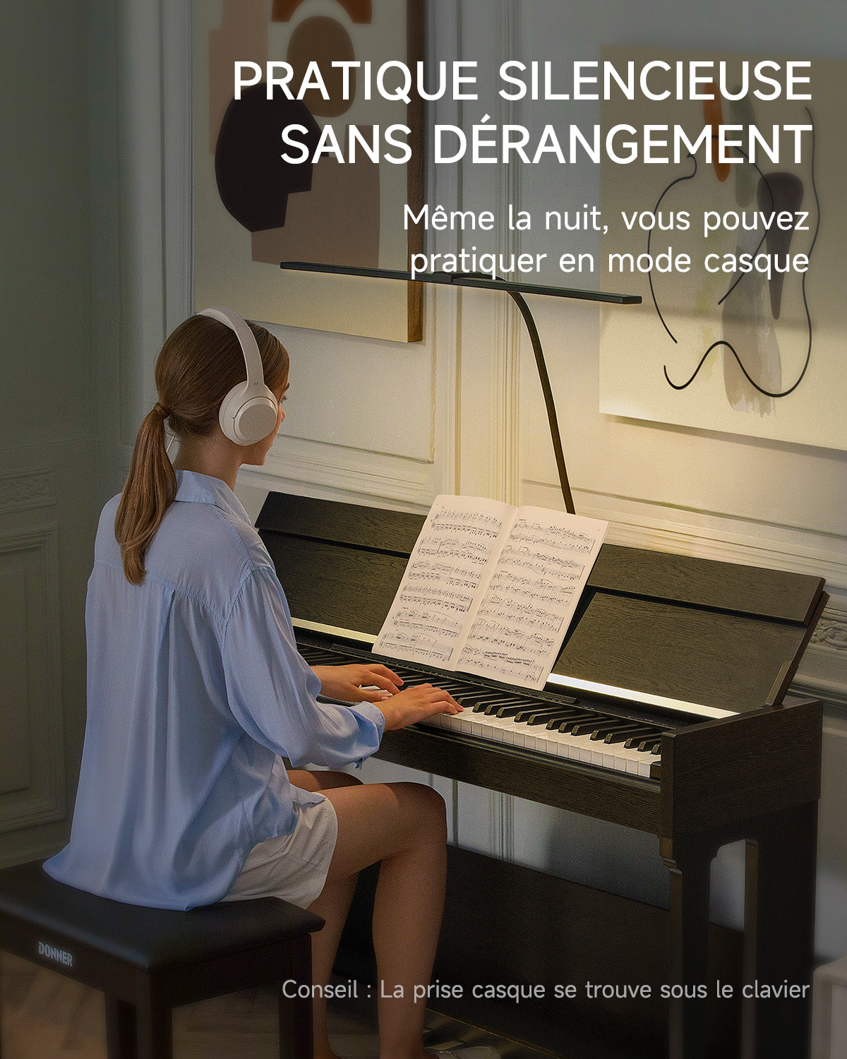 Donner DDP-90 PRO Entièrement Lesté Domestique Piano Numérique