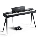 Piano numérique domestique Donner Oura S100 88 touches, grain de chêne noir