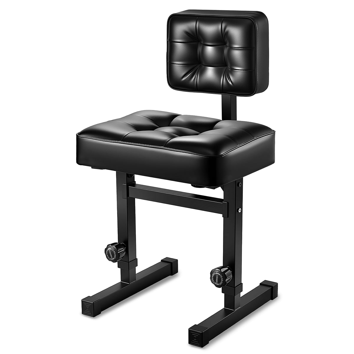Donner Banc de piano individuel rembourré avec dossier