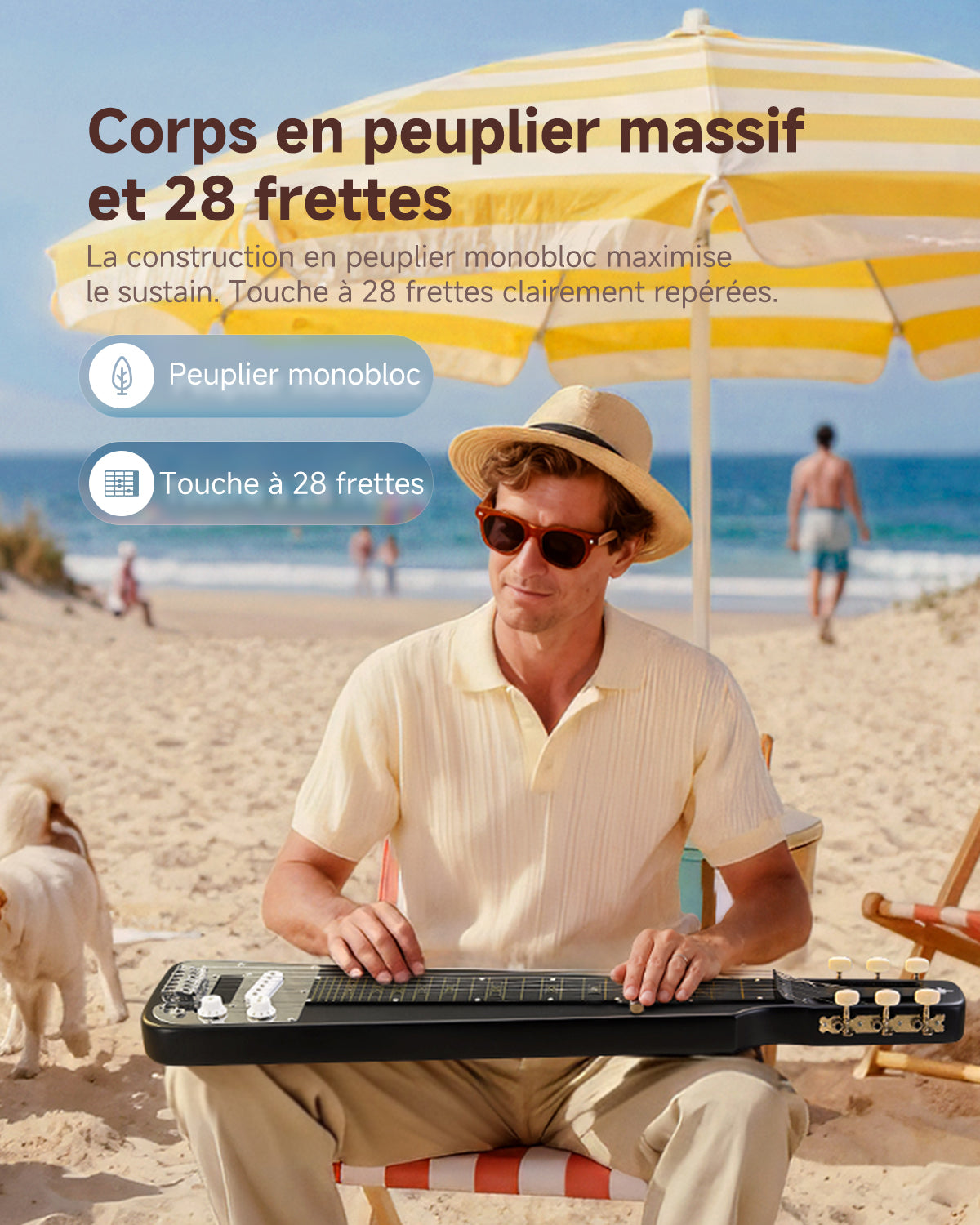 Donner LSG-1 Guitare lap steel