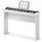 Donner Clavier électronique Piano 61 touches, indicateur lumineux Guidance Designed for Beginners, with Detachable Piano Stand, Music Stand, DK-10S Blanc