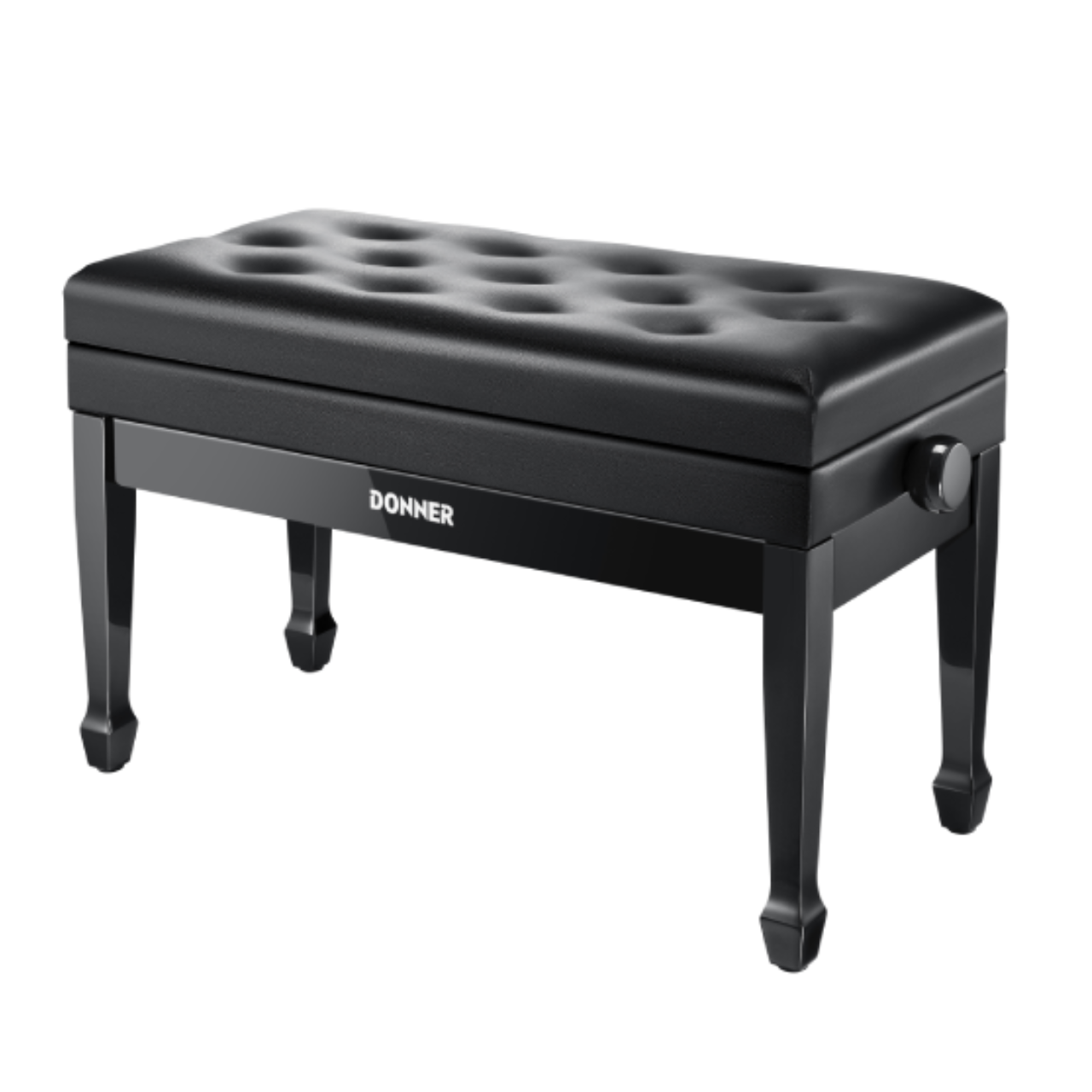 Banc de piano réglable en hauteur Donner Duet avec rangement pour partitions