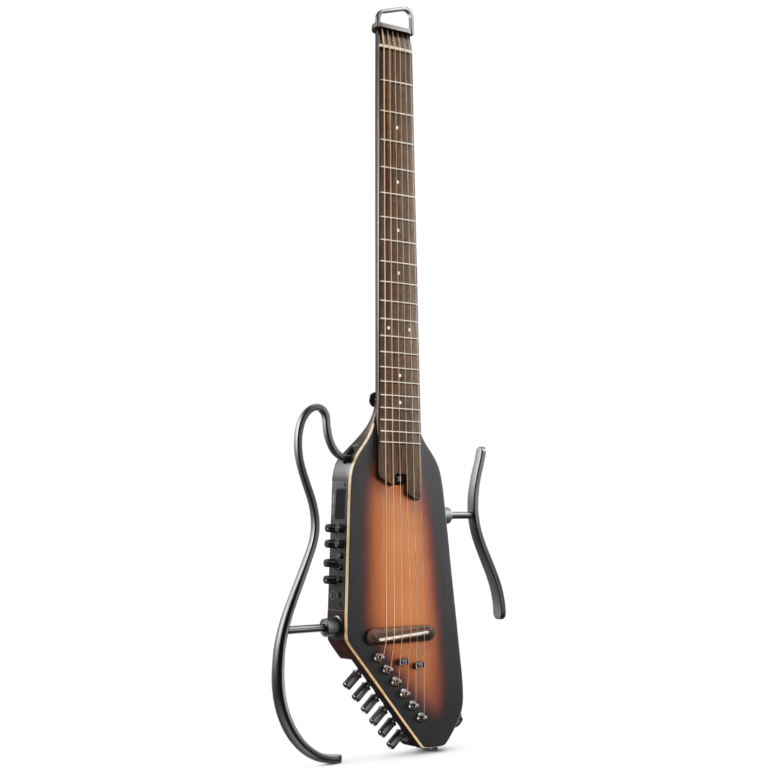 Donner HUSH™ I PRO Electro-Acoustique Guitare Voyageuse-Sunburst##