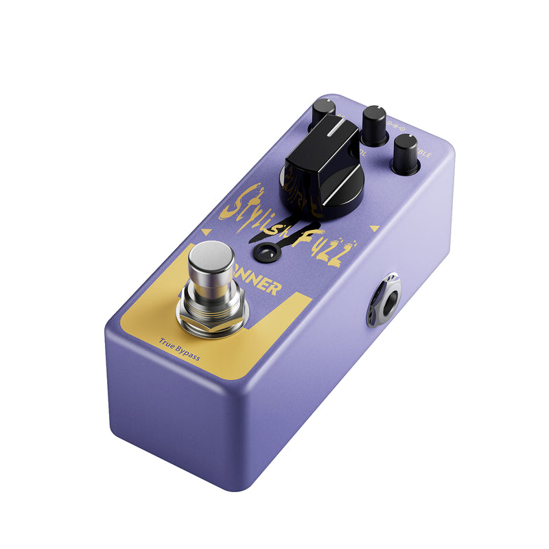 Donner Pédale Fuzz élégante pour guitare électrique True Bypass