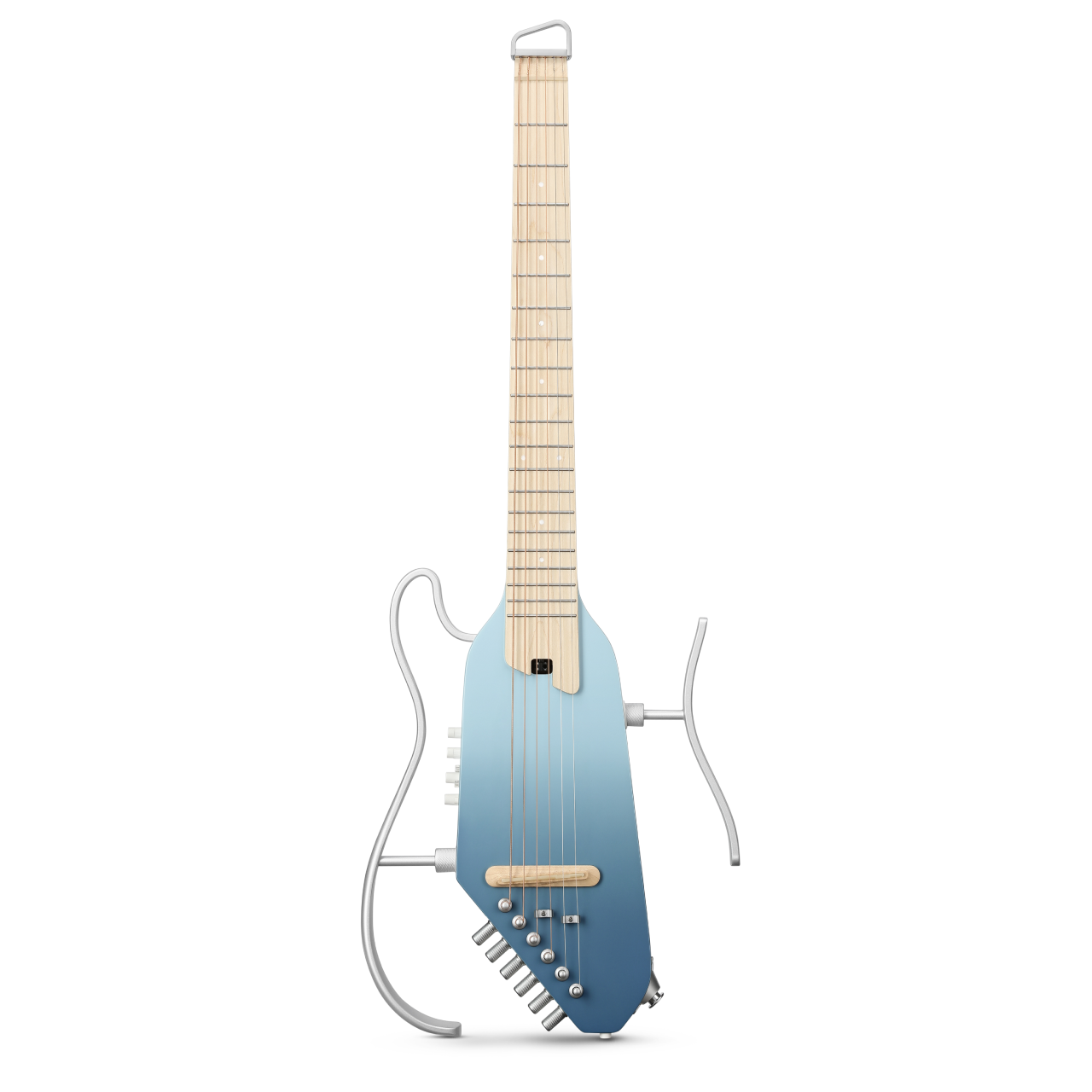 Donner HUSH™ I PRO Electro-Acoustique Guitare Voyageuse-Bleu Hawaï##