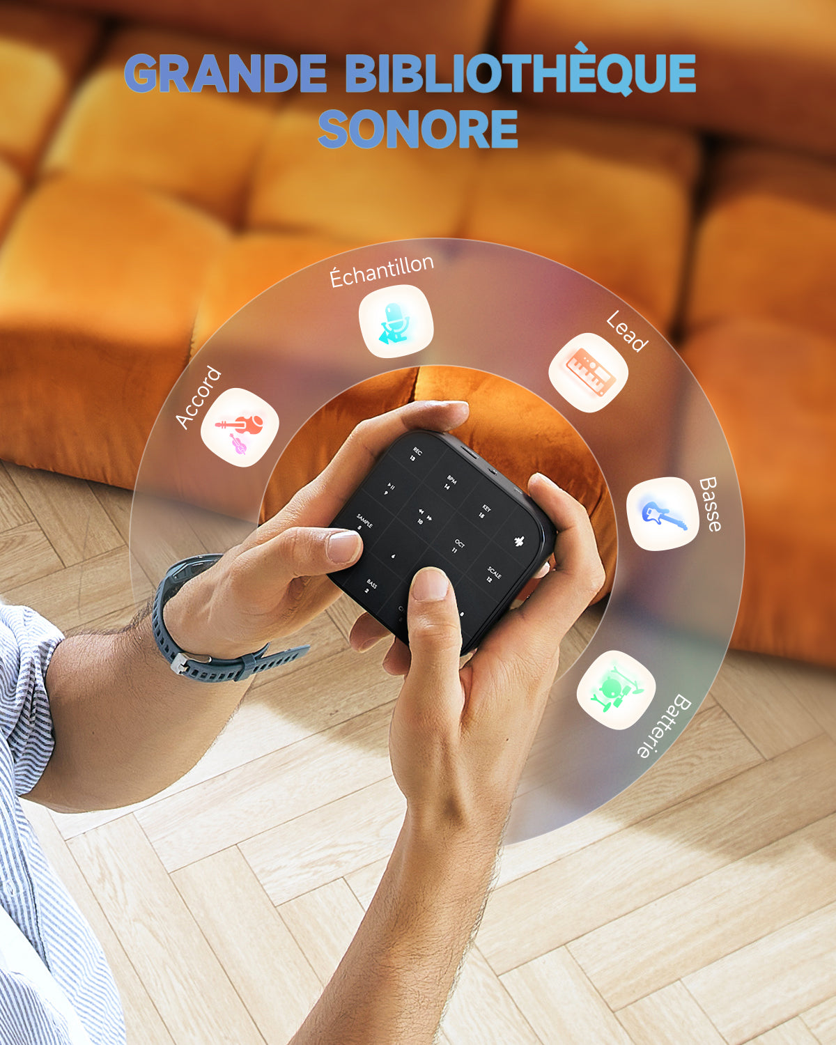 DONNER MEDO Instrument de musique portable multi-fonctions