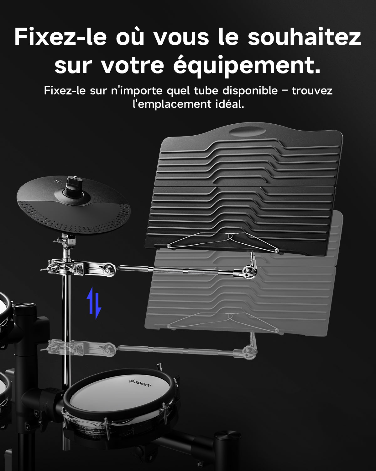 Donner Pupitre de batterie