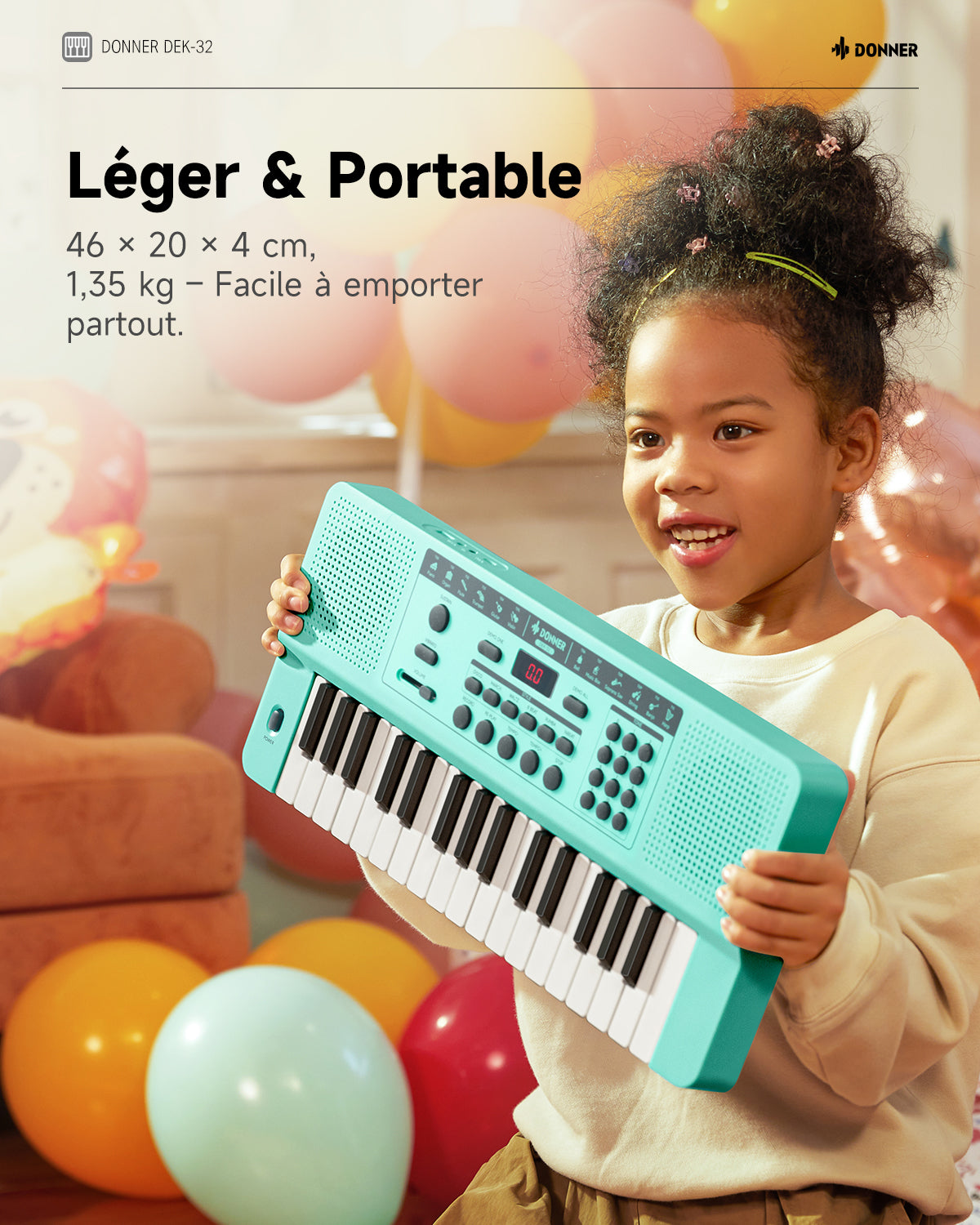 Donner DEK-32 32 keys Electronic Keyboard