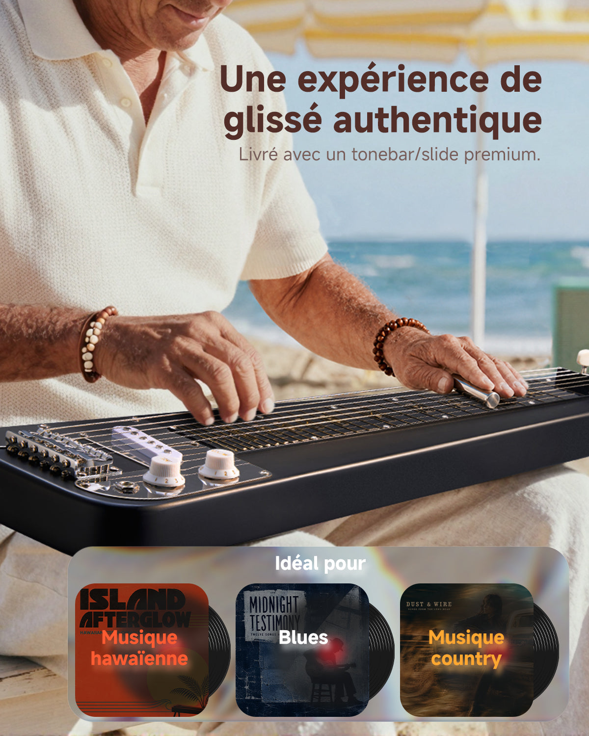 Donner LSG-1 Guitare lap steel