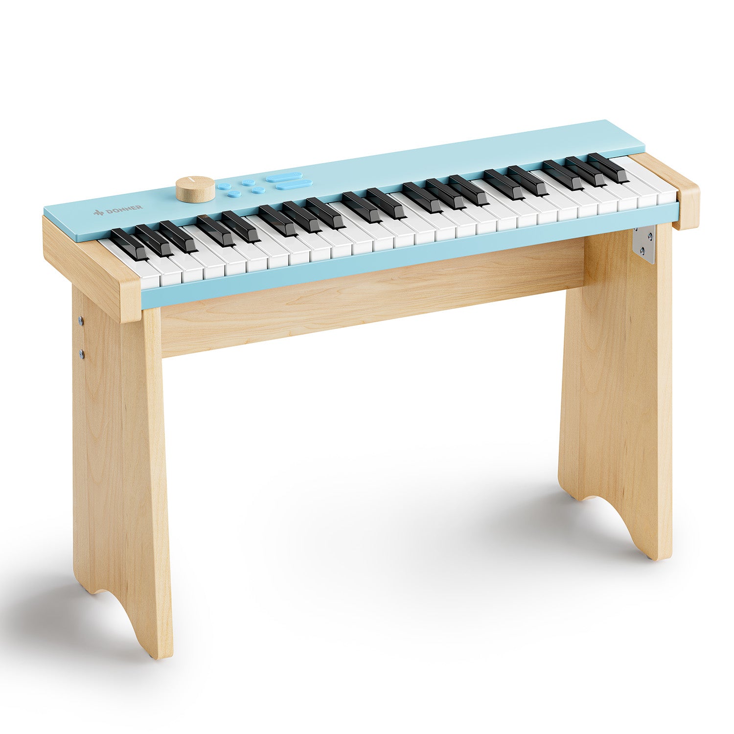 Eastar KIDO Miniature Clavier Numérique-44 Touches avec Support Bleu clair##