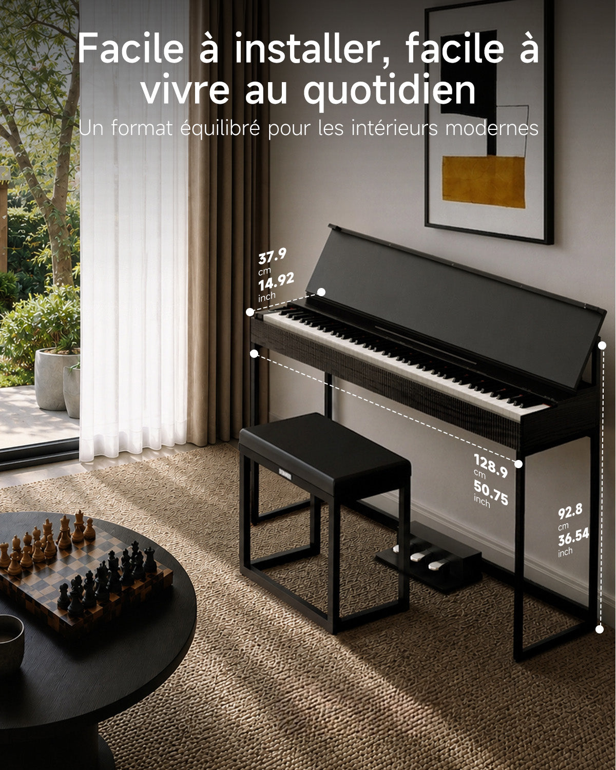 【Piano + banc gratuit】Donner OURA S300 Domestique Piano Numérique