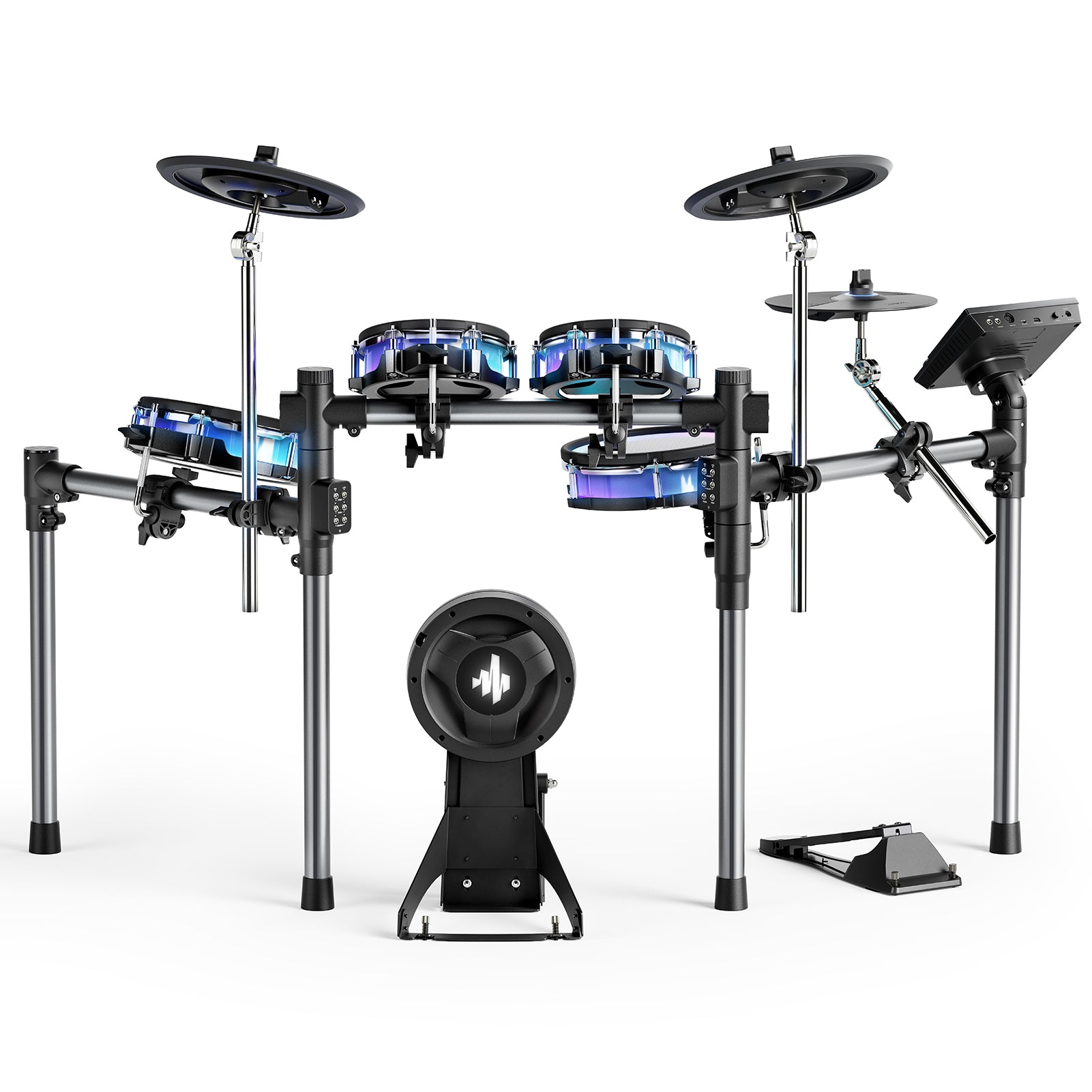 Donner BackBeat Batterie électronique avec lumières LED personnalisables et écran tactile de 7 pouces
