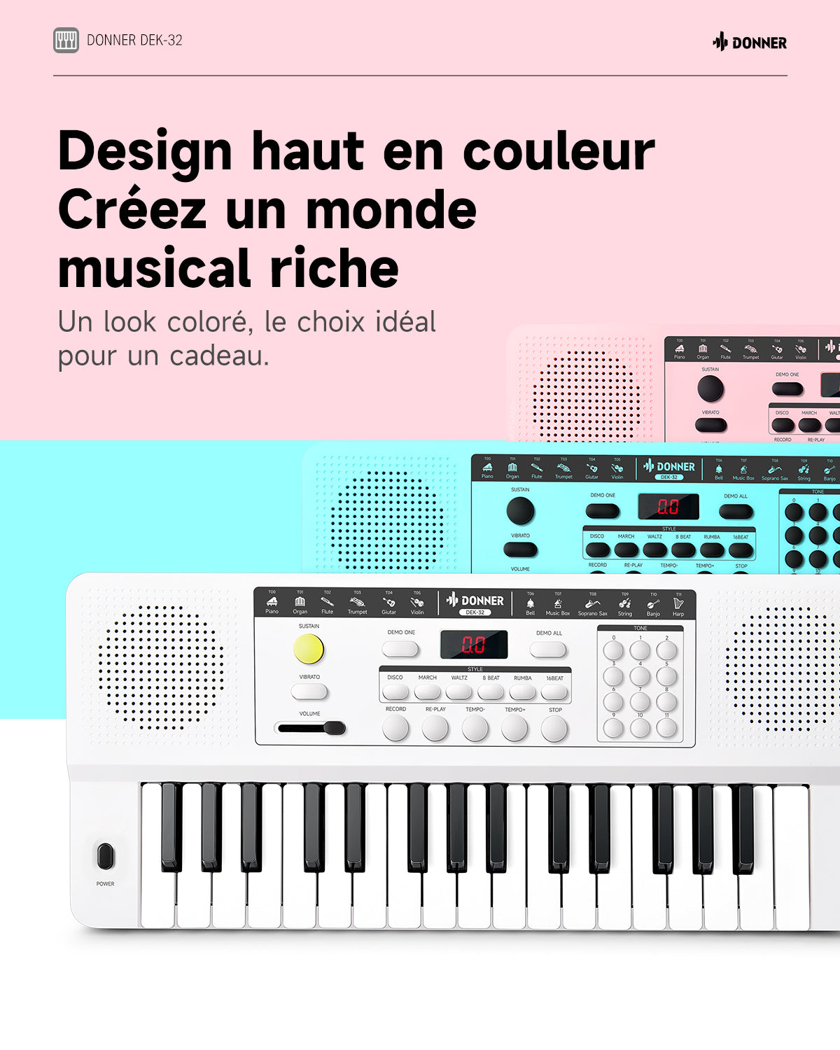 Donner DEK-32 32 keys Electronic Keyboard